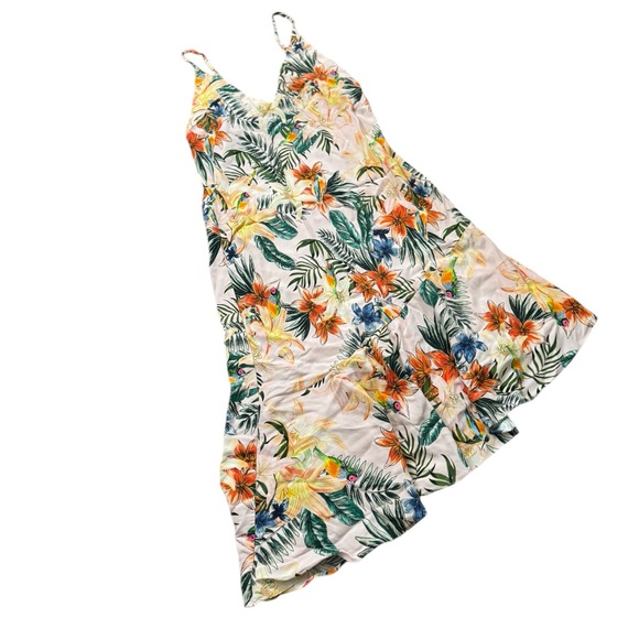 Amanda Uprichard Mini Floral Silk Cocktail Dress Large - Picture 6 of 11